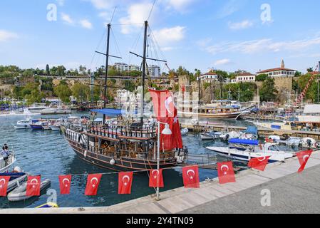 Hafen in Antalya Altstadt in der Türkei Stockfoto