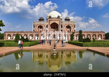 Humayuns Grabmal in Delhi, Indien, Asien Stockfoto