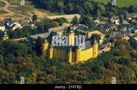 Schloss Monterbaur, Schlosshotel im Westerwald Stockfoto