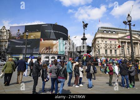 Piccadilly Circus in London, Großbritannien, Europa Stockfoto