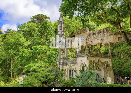 Quinta da Regaleira, UNESCO-Stätte in Sintra, Portugal, Europa Stockfoto