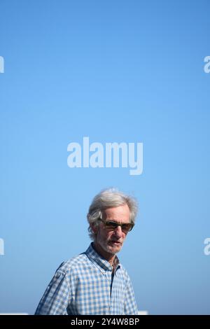 Mario Pardo nahm am 29. September 2023 an dem „Cerrar los ojos“ und dem Donostia Award Photocall während des 71. Internationalen Filmfestivals San Sebastian im Kursaal Palace in Donostia/San Sebastian Teil. Stockfoto