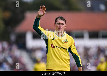 Trent Bridge, Nottingham, Großbritannien. September 2024. 1st Metro Bank One Day Cricket International, England gegen Australien; Marnus Labuschagne of Australia Credit: Action Plus Sports/Alamy Live News Stockfoto