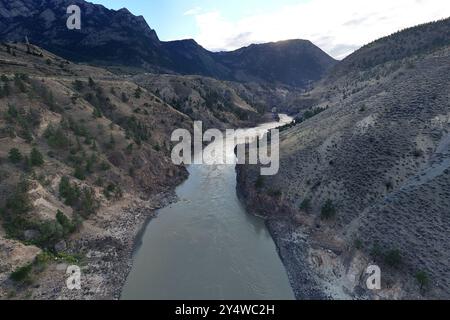 Fraser River in British Columbia in Kanada. Stockfoto