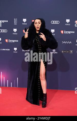 Rossy de Palma nimmt am 28. Januar 2023 an den Feroz Awards 2023 - Roter Teppich im Auditorium in Saragossa Teil. Stockfoto