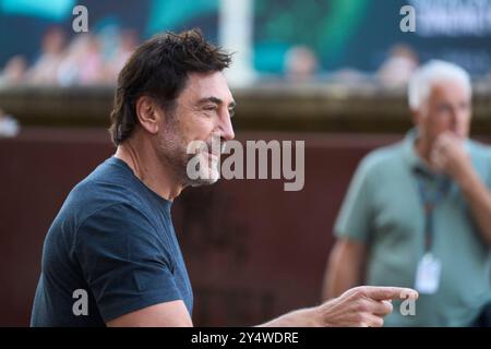 Javier Bardem kommt während des 72. San Sebastian International Film Festivals am 19. September 2024 in Donostia/San Sebastian, Spanien, im Maria Cristina Hotel an. Stockfoto