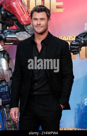 London, Großbritannien. September 2024. Chris Hemsworth war bei der britischen Premiere von Transformers One zu sehen. Foto von Julie Edwards./Alamy Live News Stockfoto