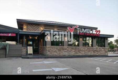 Houston, Texas, USA, 23.06.2024: Tumble 22 Hot Chicken Storefront Business Exterieur. Stockfoto