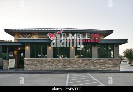 Houston, Texas, USA, 23.06.2024: Tumble 22 Hot Chicken Storefront Business Exterieur. Stockfoto
