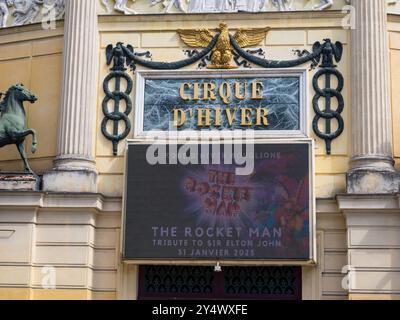 Cirque d'hiver, Winter Circus, Paris, Frankreich, Europa, EU. Stockfoto