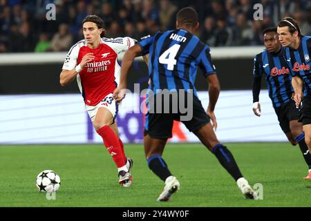 Arsenals Riccardo Calafiori während des Spiels der UEFA Champions League im Stadio di Bergamo, Italien. Bilddatum: Donnerstag, 19. September 2024. Stockfoto