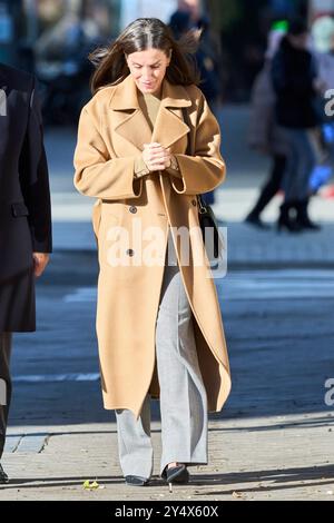 Königin Letizia nimmt am 17. Januar 2023 an einem Treffen mit dem Vorstand von FEDER im Hauptquartier von FEDER in Madrid Teil. Stockfoto