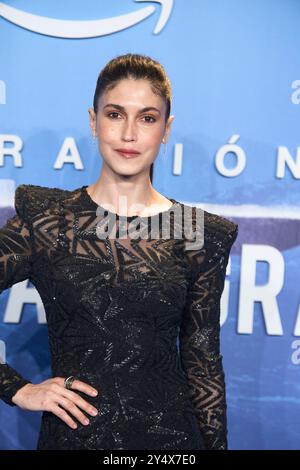 Nerea Barros besucht am 22. Februar 2022 die Premiere der Operacion Marea Negra im Capitol Cinema in Madrid. Stockfoto