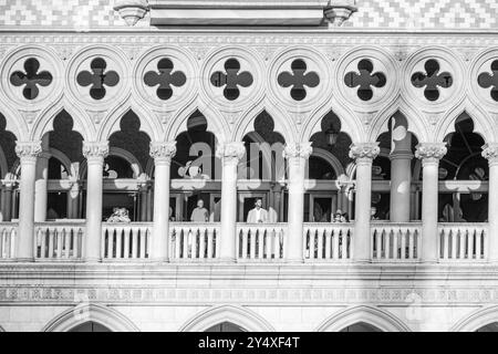 Las Vegas, USA - 17. Juni 2008: Das Venetian Resort Hotel & Casino. Das Resort wurde am 3. Mai 1999 mit einem Flattern von weißen Tauben, singenden Gondoliern und Stockfoto