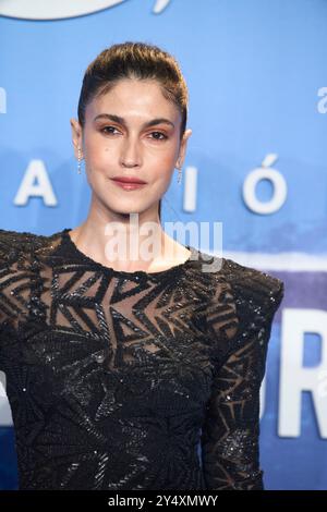 Nerea Barros besucht am 22. Februar 2022 die Premiere der Operacion Marea Negra im Capitol Cinema in Madrid. Stockfoto