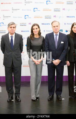 Königin Letizia von Spanien nimmt an der Eröffnungszeremonie des „10. Gipfels der Juristinnen“ am 28. November 2022 im Cibeles-Palast in Madrid Teil. Stockfoto