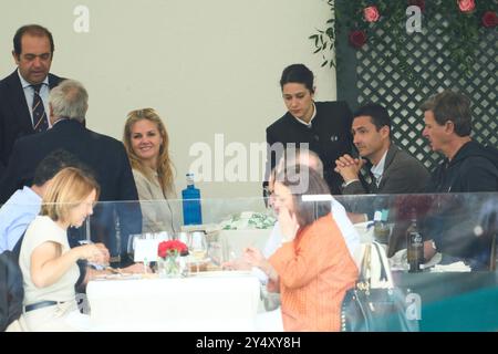 Cayetano Martinez de Irujo, Genoveva Casanova, Barbara Miran, Luis Martinez de Irujo und Fernando Martnez de Irujo nehmen an der Longines Global Champions Tour 2022 Teil. Madrid. Tag 3 im Club de Campo Villa de Madrid am 15. Mai 2022 in Madrid, Spanien. Stockfoto