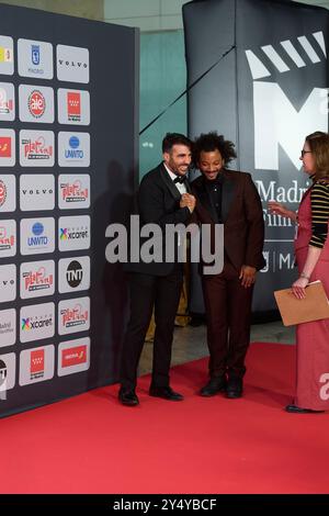 Marcelo Vieira nimmt am 1. Mai 2022 in Madrid an den Platino Awards 2022 - Roter Teppich im Palacio Municipal de Congresos Teil. Stockfoto