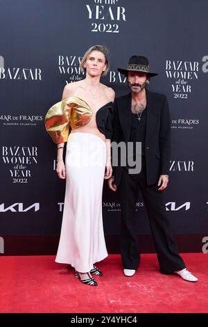 Leiva nimmt am 16. November 2022 an den Harper's BAZAAR „Wioman of the Year 2022“ Awards im Callao Cinema in Madrid Teil. Stockfoto