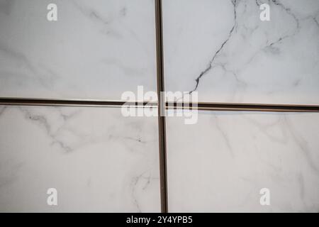 Bodenmuster aus Keramikfliesen für Gehäuse Stockfoto