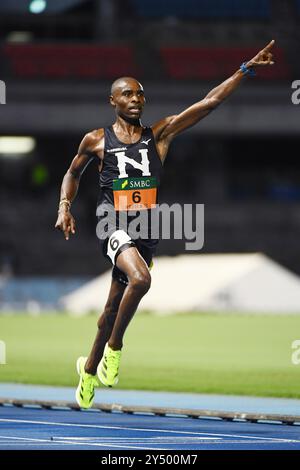 Uvance Todoroki Stadium von Fujitsu, Kanagawa, Japan. September 2024. Shadrack Kipkemei, 19. SEPTEMBER 2024 - Leichtathletik : Männer 10000 m Finale während der 93. Japan University Athletics Championships im Uvance Todoroki Stadium von Fujitsu, Kanagawa, Japan. Quelle: Itaru Chiba/AFLO/Alamy Live News Stockfoto