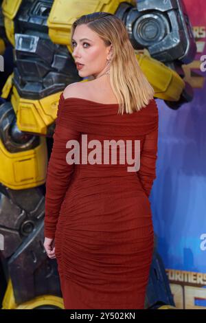 Scarlett Johansson nahm an der britischen Premiere „Transformers One“ Teil, Arrivals, London, UK - 19. September 2024 auf dem Cineworld Leicester Square London, UK. 19 September 2024 . Stockfoto