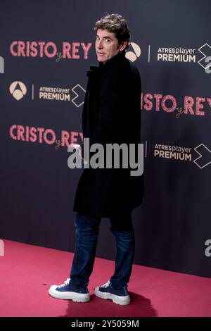 Manel Fuentes nimmt am 12. Januar 2023 am Fotogespräch „Cristo Y Rey“ in Madrid Teil. Stockfoto