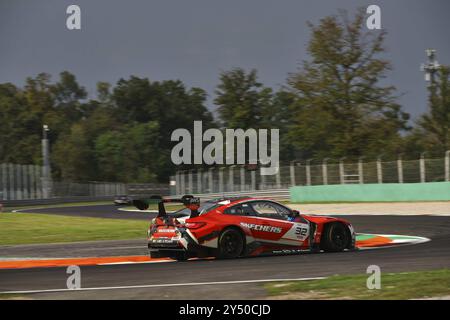 32 Sheldon VAN DER LINDE (RSA), Dries VANTHOOR (BEL), Charles WEERTS (BEL), BMW M4 GT3, Team WRT während der Fanatec GT Endurance Cup Monza Round, Endurance Race in Monza, Italien, 20. September 2024 Stockfoto