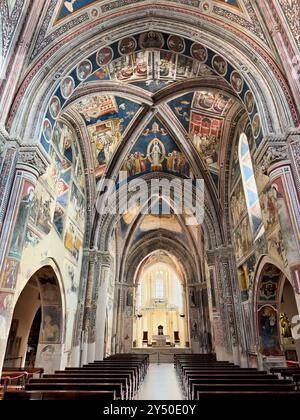 Galatina Puglia Italien. romanische Kirche St. Katharina von Alexandria. Stockfoto