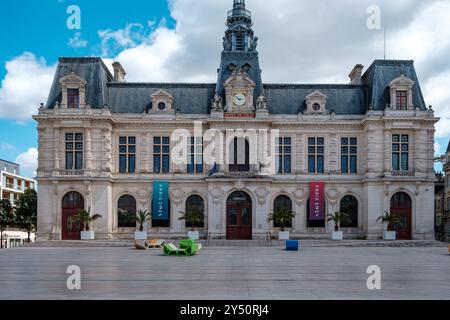 Rathaus von Poitiers, Vienne, Frankreich Stockfoto