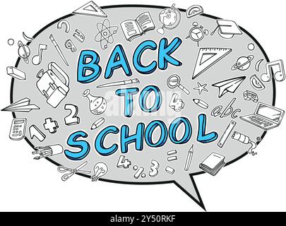 Comic zurück Stock Vektor