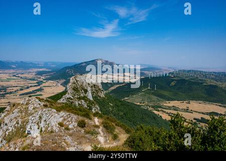 Landschaft von La Rioja in der Nähe von Logrono, Spanien Stockfoto