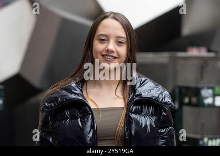 Carla Quilez nimmt am 14. November 2022 am Fotogespräch „La maternal“ in Madrid Teil. Stockfoto