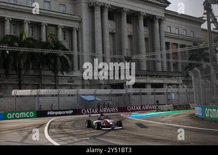 Sinapore, Singapur. September 2024. 30 MARTI Nerea (Spa), Campos Racing, Tatuus F4-T-421, Action während der 5. Runde der F1 Academy 2024 vom 20. Bis 22. September 2024 auf dem Marina Bay Circuit in Singapur, Singapur - Foto Xavi Bonilla/DPPI Credit: DPPI Media/Alamy Live News Stockfoto