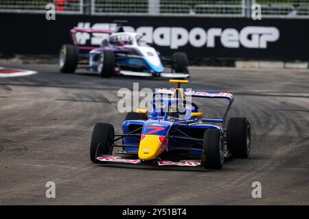 Sinapore, Singapur. September 2024. 07 DE HEUS Emely (nld), MP Motorsport, Tatuus F4-T-421, Aktion während der 5. Runde der F1 Academy 2024 vom 20. Bis 22. September 2024 auf dem Marina Bay Circuit in Singapur, Singapur - Foto Xavi Bonilla/DPPI Credit: DPPI Media/Alamy Live News Stockfoto