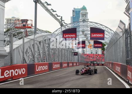 Sinapore, Singapur. September 2024. 03 LOVINFOSSE Lola (fra), Rodin Motorsport, Tatuus F4-T-421, Aktion während der 5. Runde der F1 Academy 2024 vom 20. Bis 22. September 2024 auf dem Marina Bay Circuit in Singapur, Singapur - Foto Xavi Bonilla/DPPI Credit: DPPI Media/Alamy Live News Stockfoto