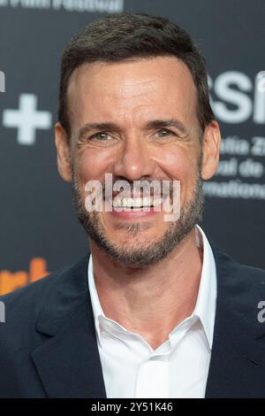 Daniel Grao besuchte den Roten Teppich Marlowe während des 70. Internationalen Filmfestivals San Sebastian am 25. September 2022 im Kursaal Palace in Donostia/San Sebastian, Spanien. Stockfoto