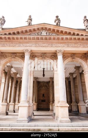 Mühlenkolonnade in karlsbad tschechien Stockfoto