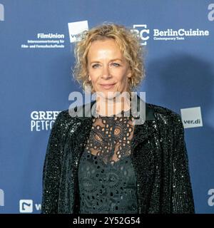 GER, Berlin, Katja Riemann , bei der Verleihung Deutscher Schauspielpreis 2024 im Club Theater Berlin. 13.09.2024 *** GER, Berlin, Katja Riemann , bei der Verleihung des Deutschen Schauspielpreises 2024 im Club Theater Berlin 13 09 2024 Copyright: HMBxMedia/ManfredxBehrens Stockfoto