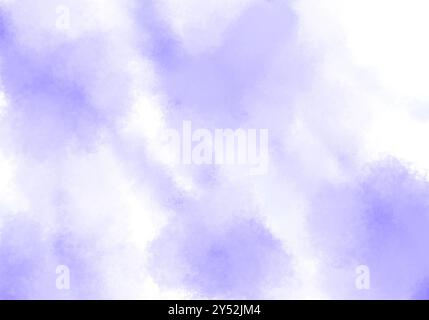 Aquarellfarbe abstrakter, verschwommener Hintergrund lila Farbe in diagonaler Anordnung Stockfoto