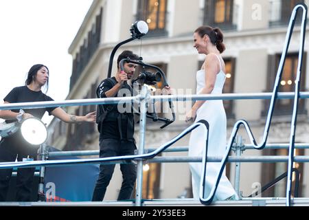 Aitana Sanchez-Gijon nahm am 26. August 2024 am Photocall „Respira“ in Cine Callao in Madrid Teil. Stockfoto