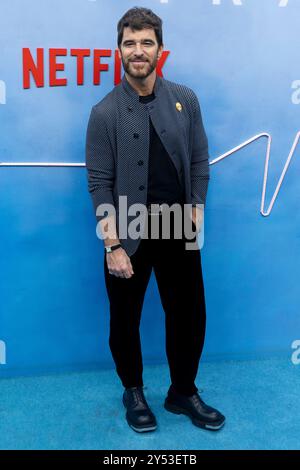 Alfonso Bassave nahm am 26. August 2024 am Photocall „Respira“ in Cine Callao in Madrid Teil. Stockfoto