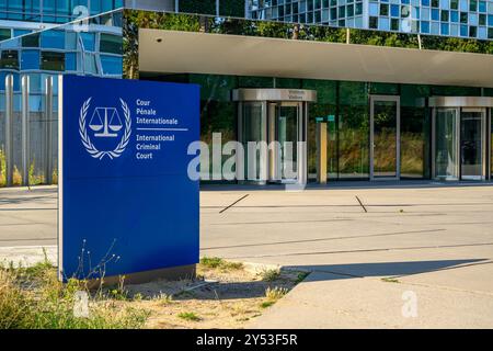 Das neue Gebäude des Internationalen Strafgerichtshofs (ICC), den Haag, Niederlande Stockfoto