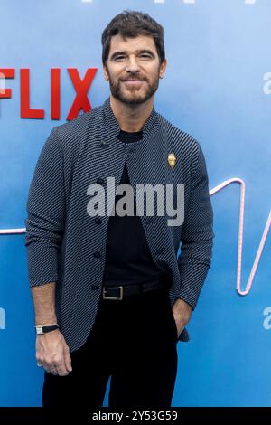 Alfonso Bassave nahm am 26. August 2024 am Photocall „Respira“ in Cine Callao in Madrid Teil. Stockfoto