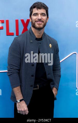 Alfonso Bassave nahm am 26. August 2024 am Photocall „Respira“ in Cine Callao in Madrid Teil. Stockfoto