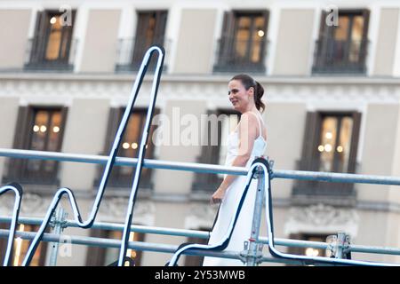 Aitana Sanchez-Gijon nahm am 26. August 2024 am Photocall „Respira“ in Cine Callao in Madrid Teil. Stockfoto