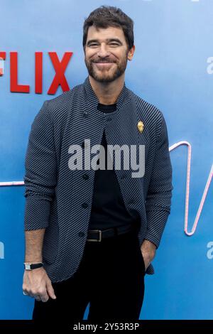 Alfonso Bassave nahm am 26. August 2024 am Photocall „Respira“ in Cine Callao in Madrid Teil. Stockfoto