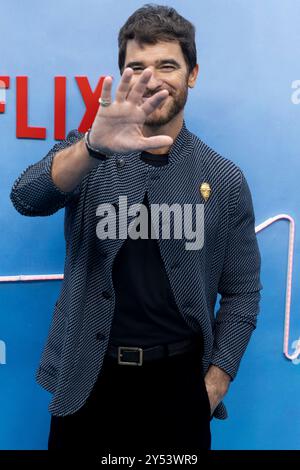 Alfonso Bassave nahm am 26. August 2024 am Photocall „Respira“ in Cine Callao in Madrid Teil. Stockfoto