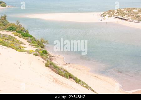 Dunas de Salir do Porto - São Martinho do Porto Portugal Stockfoto