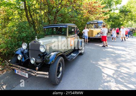 Ford bei den Vienna Classic Days 2024, Oldtimer-Autoparade, Donaupark, Wien, Österreich Stockfoto